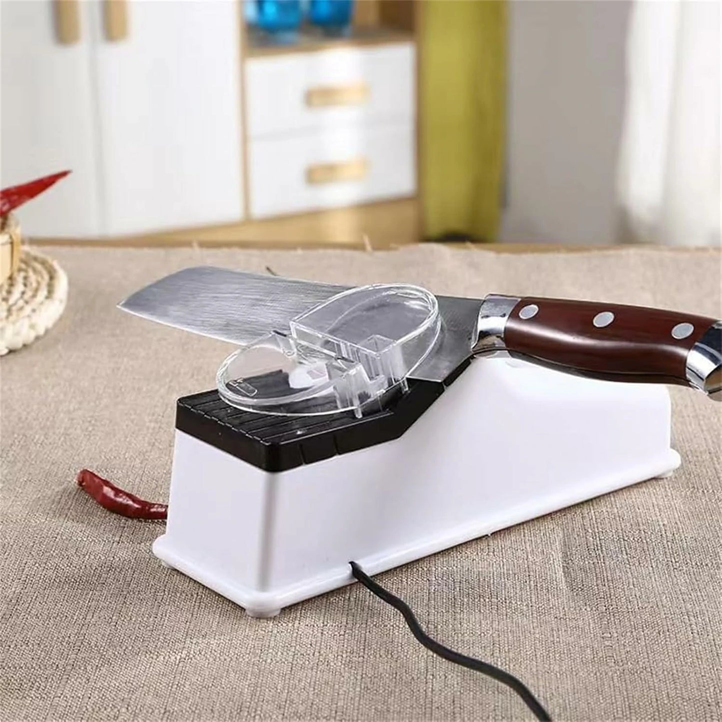 Combo Cortador 5 en 1 + Afilador Eléctrico USB