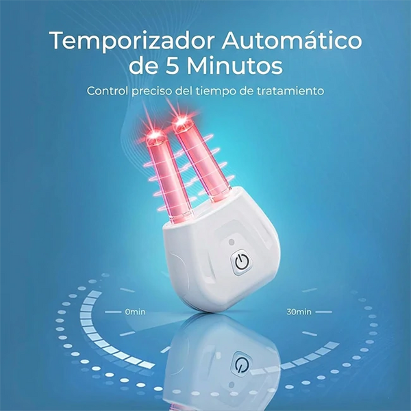 RespiraFuerte Luz Roja Nasal Portátil