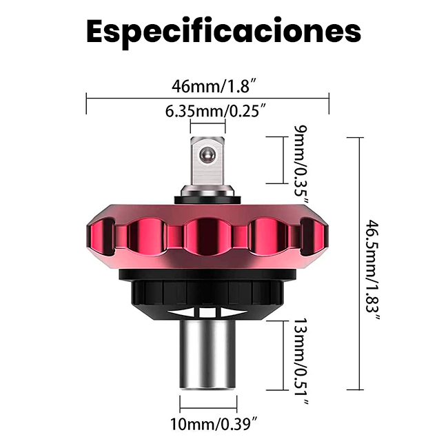 Kit Destornillador Trinquete de Mano