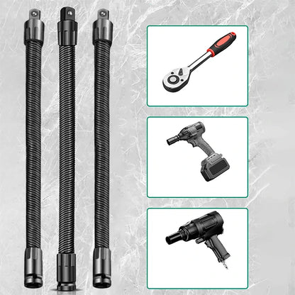 Kit x3 Extensores Flexibles 1/2 Para Ratchet / Llave De Impacto