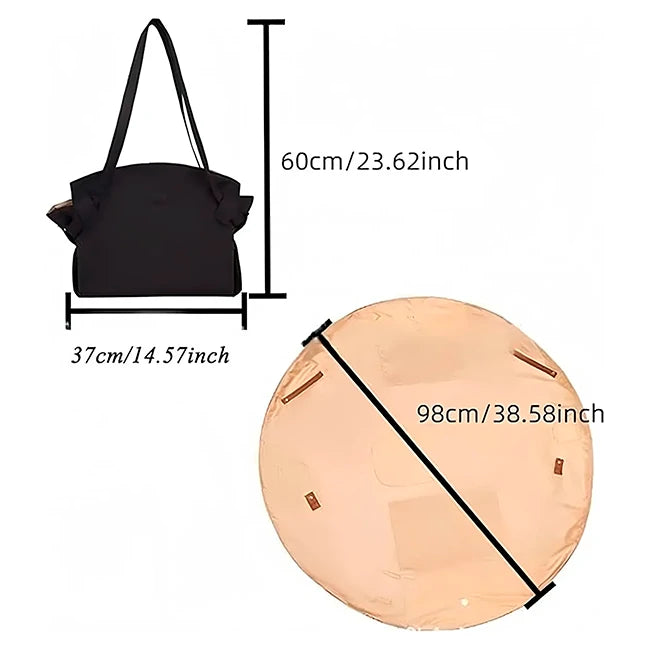 Bolso Plegable Extra Grande Multifunción