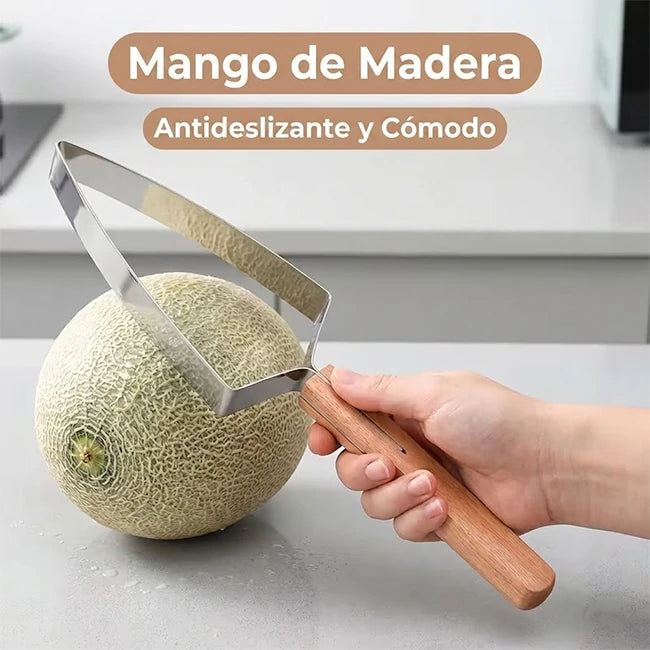 Kit x4 Cortador Triangular De Frutas Acero Inoxidable