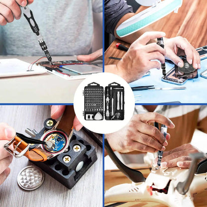 Kit 115 En 1 Destornilladores de Precisión Electrónica Con Estuche