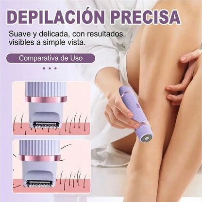 Pack X2 Depiladora 2 En 1 Eléctrica Recargable Para Mujer