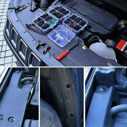 Kit Automotriz 680 Piezas De Retención Clips + Extractores