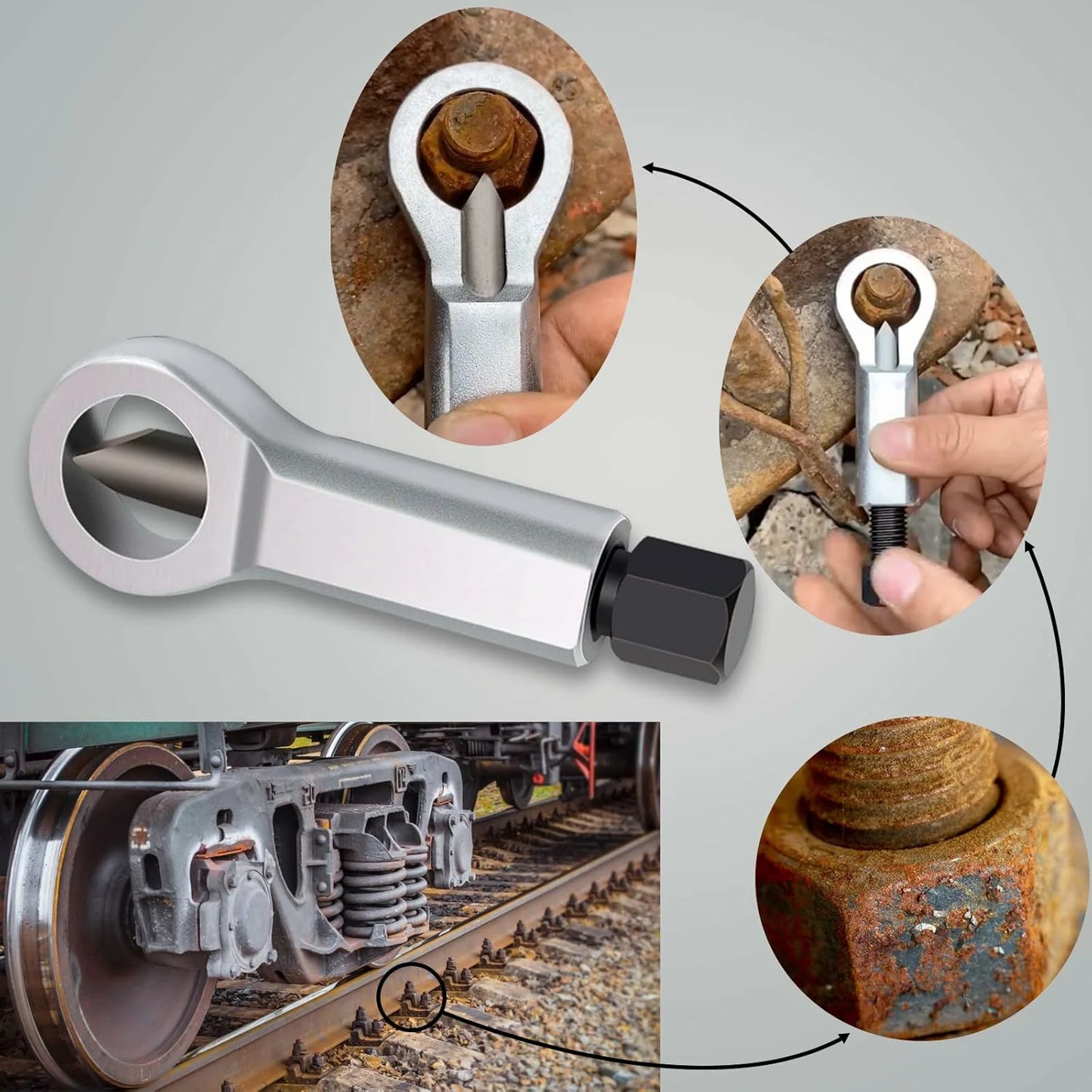 Pack x2 Removedores Manuales De Tuercas Y Tornillos de Alta Resistencia