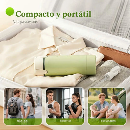 Dispensador De Tocador 4 En 1 Portátil Con Contenedores Recargables