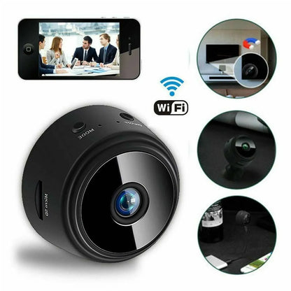 Pack x3 Mini Cámara Espía De Seguridad Wi-Fi 1080p Sujeción Magnética