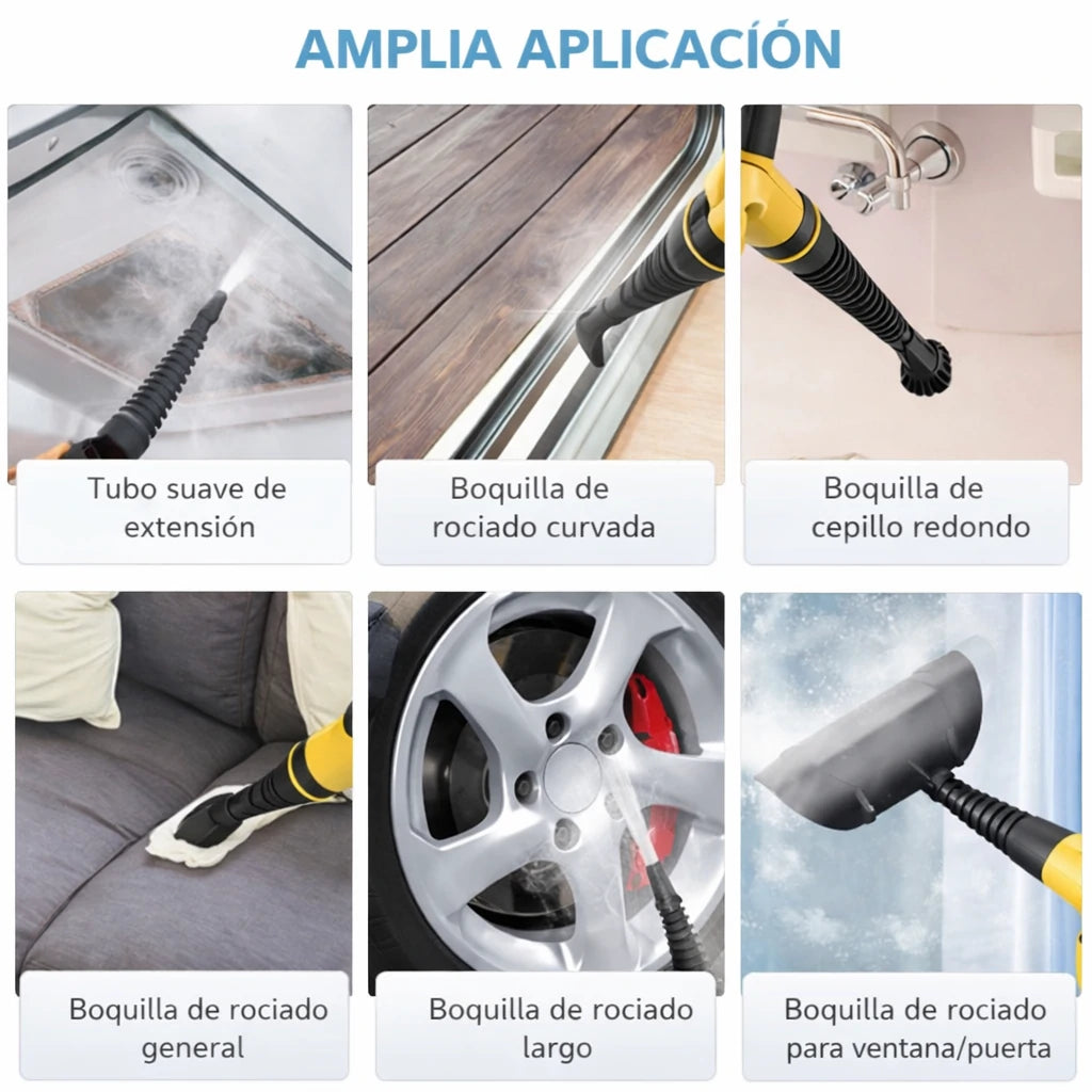 Limpiador Eléctrico Portátil a Vapor