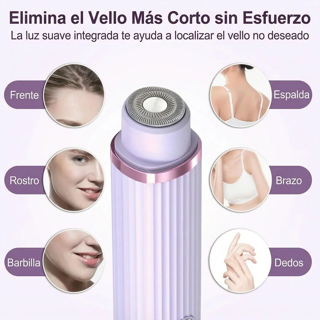 Pack X2 Depiladora 2 En 1 Eléctrica Recargable Para Mujer