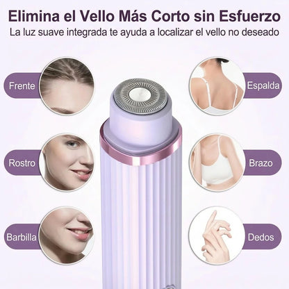 Pack X2 Depiladora 2 En 1 Eléctrica Recargable Para Mujer