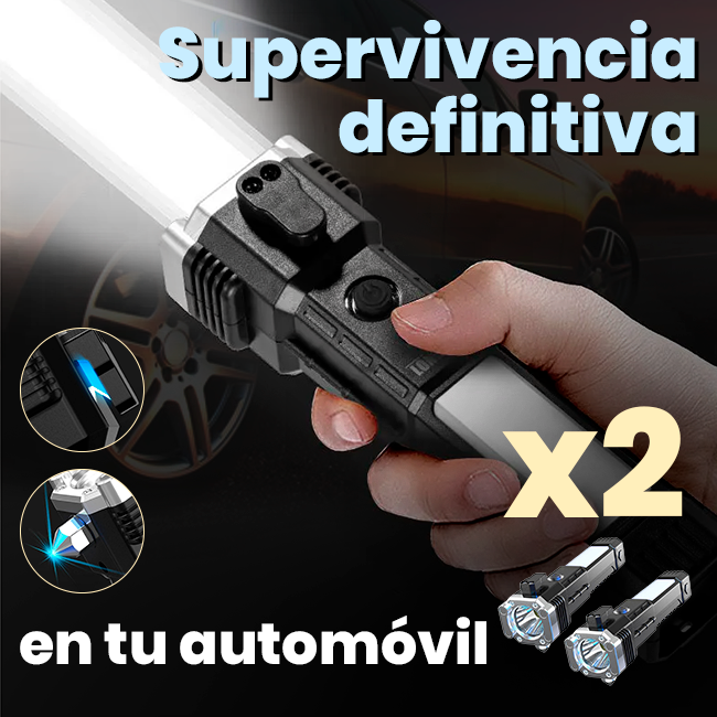 Linterna Táctica Recargable para Automóvil 🎁 Pague 1 Lleve 2