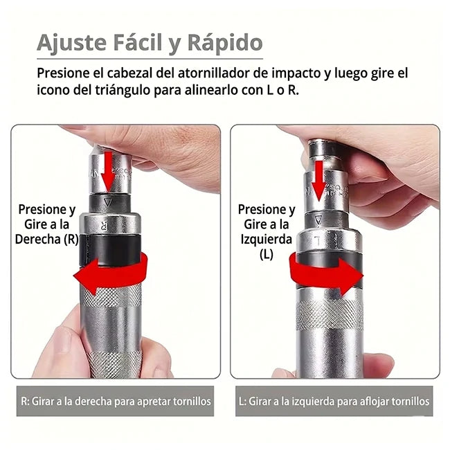 Kit Destornillador Manual De Impacto 13 Piezas