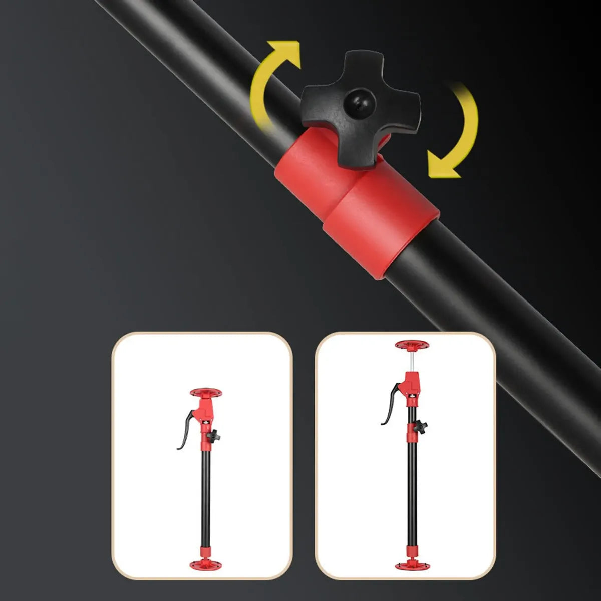 Pack x 2 Barras Gato Extensibles De Elevación Soporte Instalación Gabinete