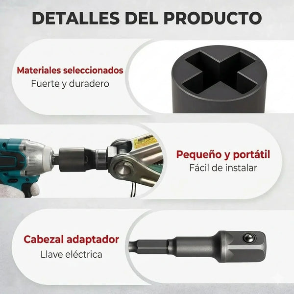 Adaptador Taladro para Gato