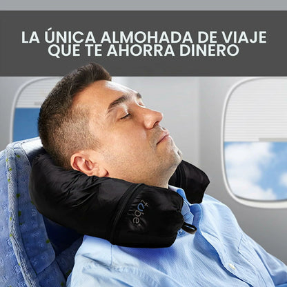 Almohada 2 En 1 De Viaje Rellenable Con Ropa Y Cojín Cervical
