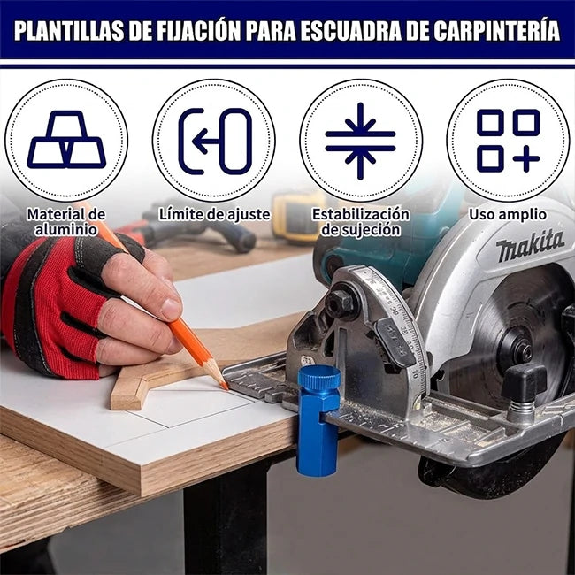 Kit Calibrador Profesional Para Sierra de Mano Corte Preciso