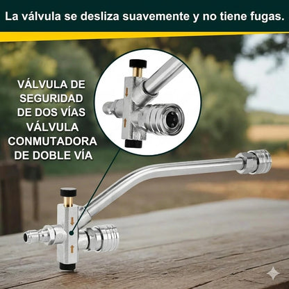 Boquilla A Presión ¼ De Doble Conexión Para Hidrolavadora