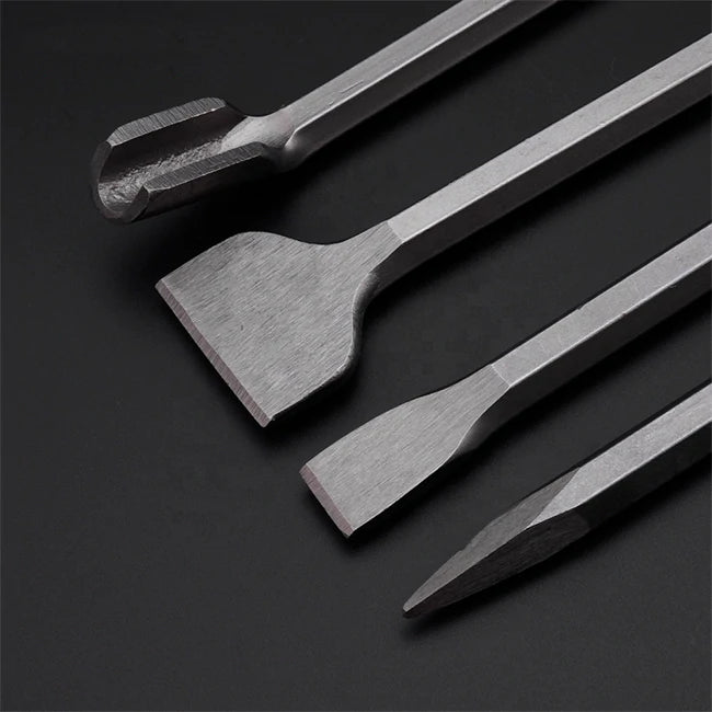 Set x4 Brocas Cinceles SDS Plus Martillo Eléctrico