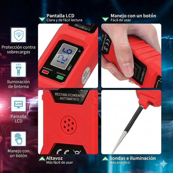 Detective Eléctrico Profesional Rápido de Taller