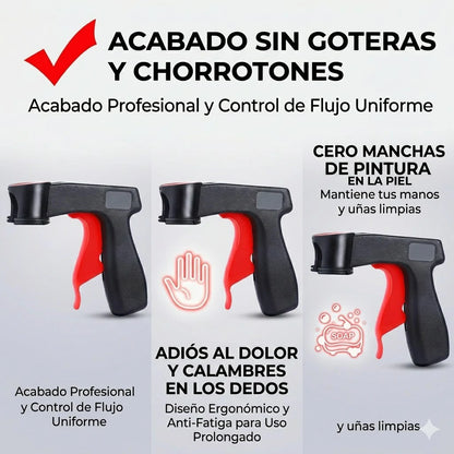 Pack x5 Empuñadura Gatillo Para Lata Aerosol