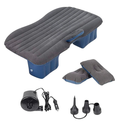 Colchón Inflable Para Asiento Trasero De Carro Con 2 Almohadas + Compresor