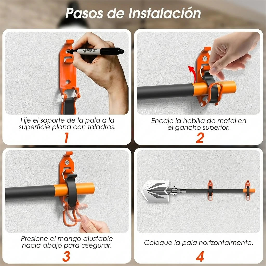 Set x4 Soportes Liberación Rápida para herramientas