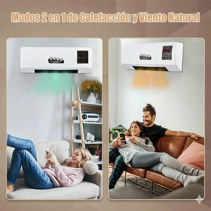2 En 1 Calefactor Y Aire Acondicionado Split 110v Control Remoto