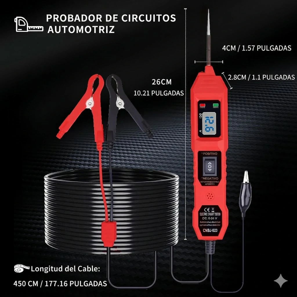 Probador Universal De Circuitos Automotriz Multifuncional