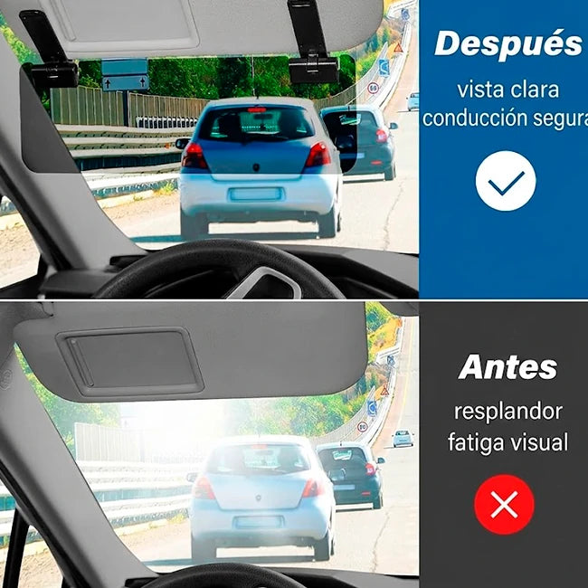 Extensor De Visera Polarizado Para Automóvil Filtro UV400