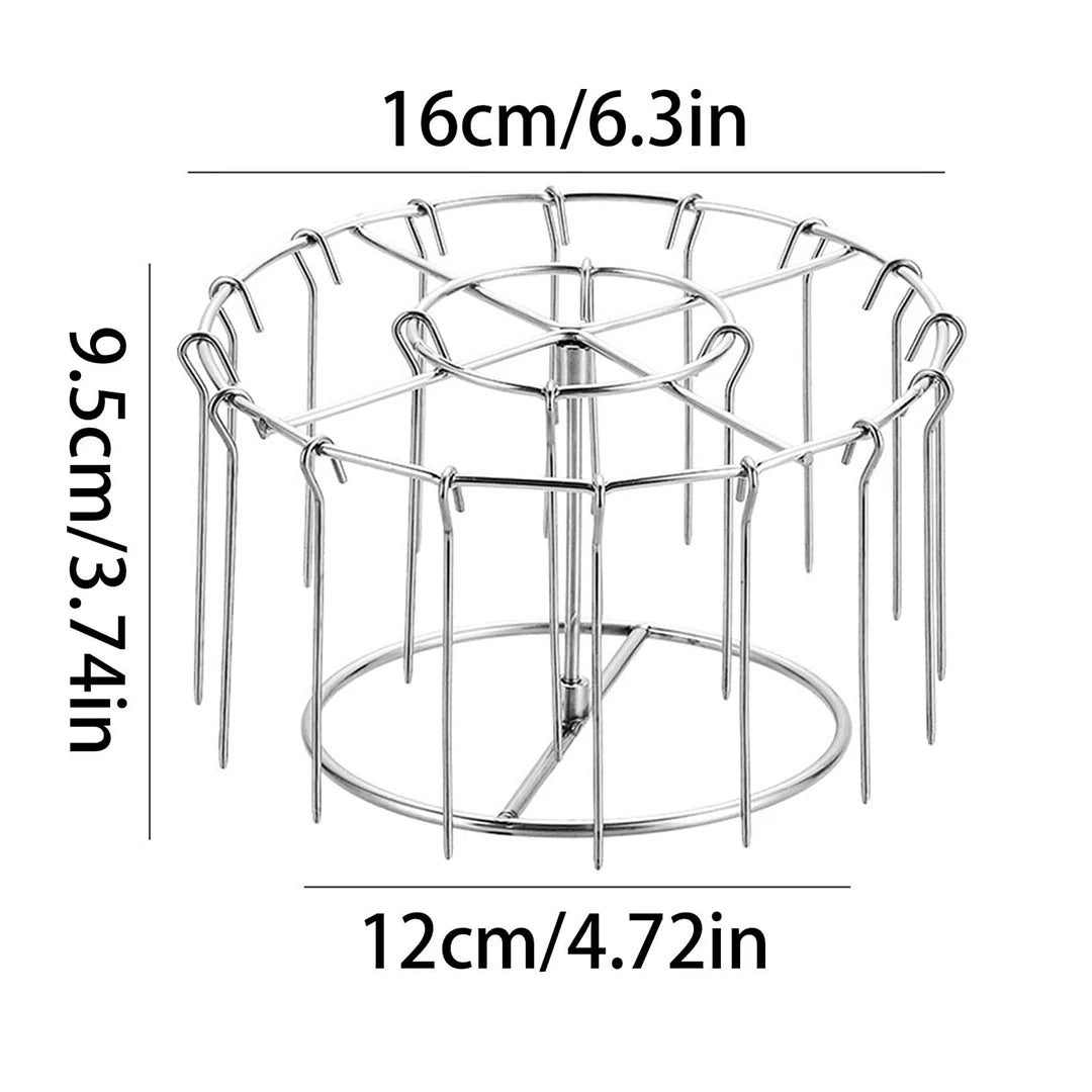 Pack X2 Soporte Vertical Brochetas Para Freidora De Aire