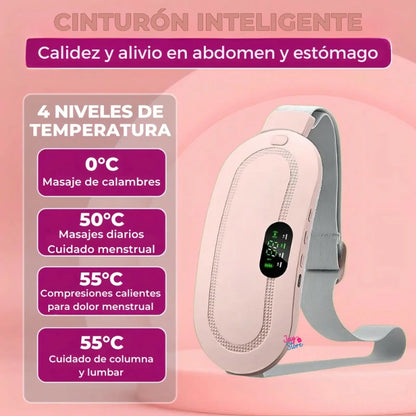 Pack X2 Cinturón Térmico Alivio Cólicos Menstruales Inalámbrico