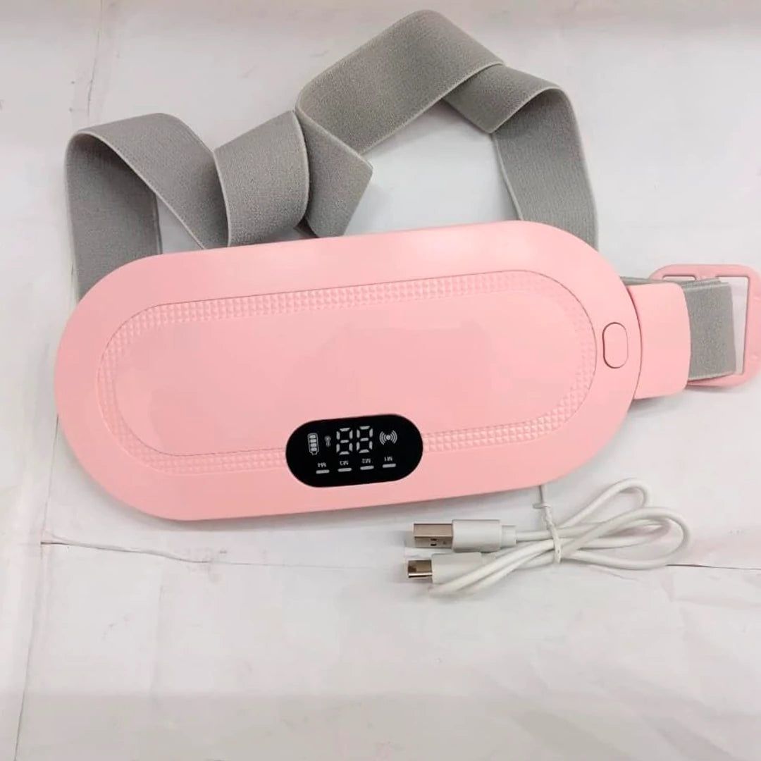 Cinturón Masajeador Térmico Menstrual Portátil 3 Niveles