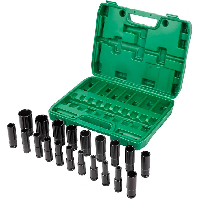 Set x20 Piezas Copas ½  De Impacto + Estuche