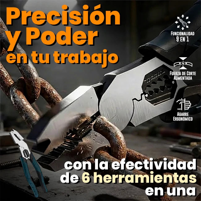 Alicates De Corte Multifuncionales Pro 6 En 1