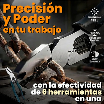 Alicates De Corte Multifuncionales Pro 6 En 1