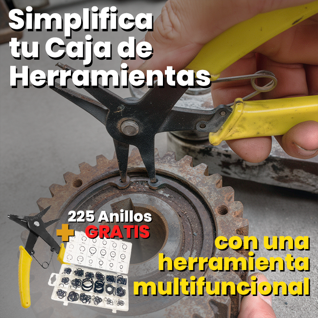 Alicates para Anillos de Presión 2 en 1 🎁Alicate + 225 Anillos GRATIS🎁