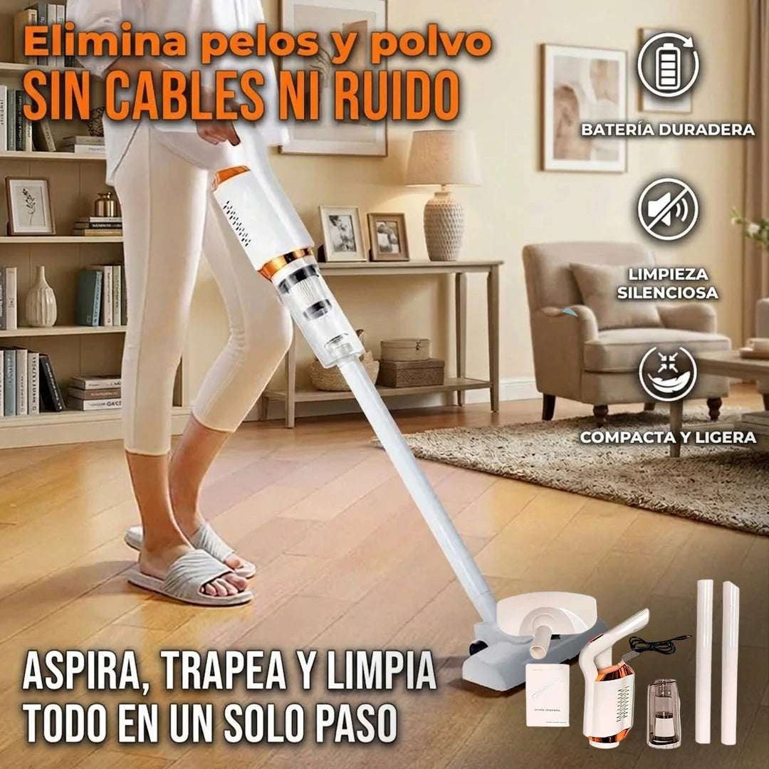 Aspiradora Inalámbrica 3 En 1 Multifuncional 600W