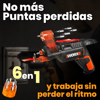 Destornillador Semiautomático 6 en 1