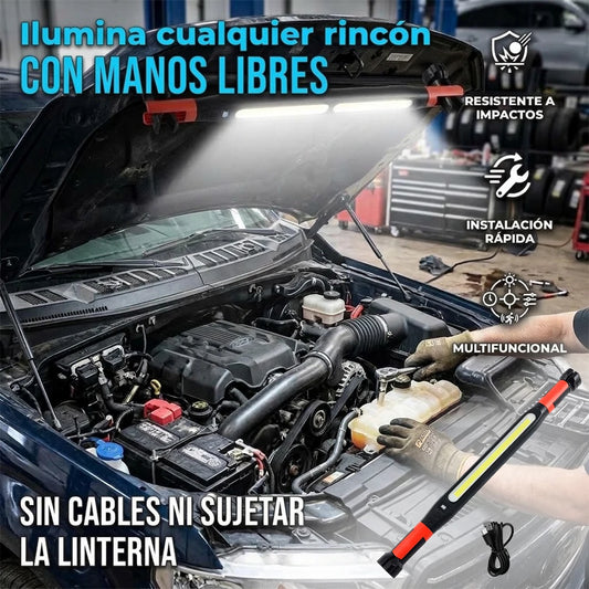 Barra De Luz Magnética Recargable Para Trabajo Luz LED Espacial