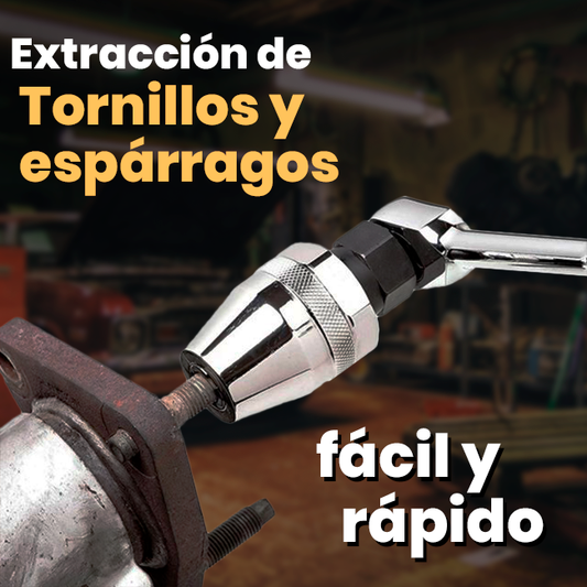 Cabezal Extractor de Tornillos Rotos