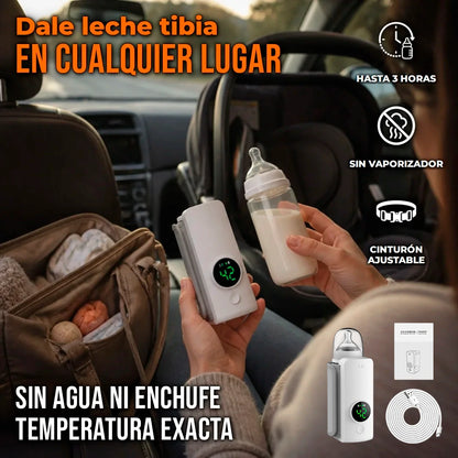 Calentador De Teteros Portátil Con Funda Térmica 6 Niveles