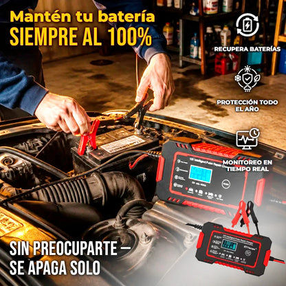 Cargador Inteligente De Batería De Carro 12V 6A