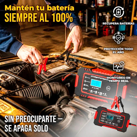 Cargador Inteligente De Batería De Carro 12V 6A