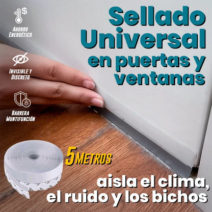 Cinta Burlete Adhesiva Sellado De Puertas y Ventanas 5 Mts