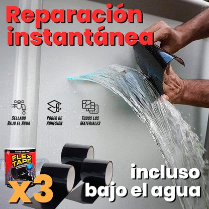 Cinta Flex Adhesiva Impermeable Selladora x3
