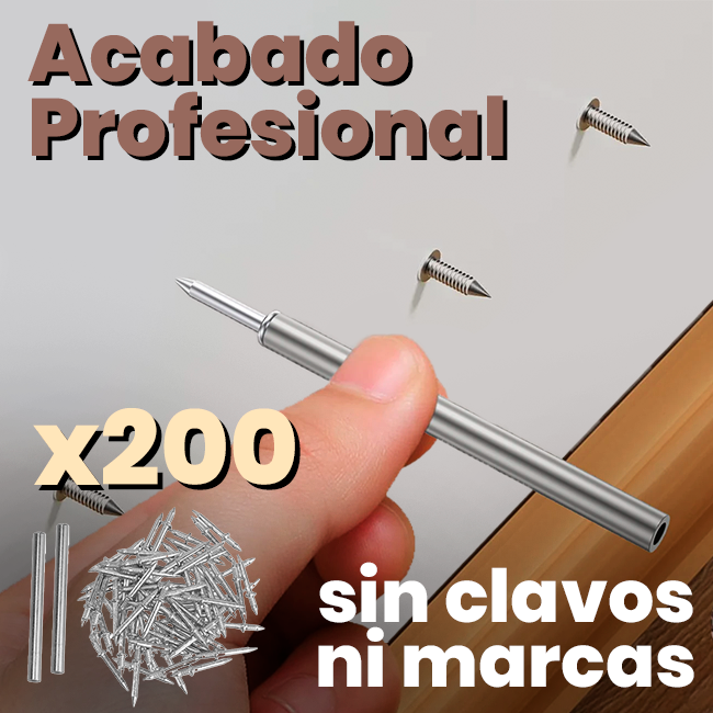 Clavo Sin Costura de Acabado Invisible x200