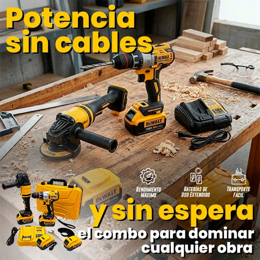 Combo Taladro + Pulidora 128v DeWALT®