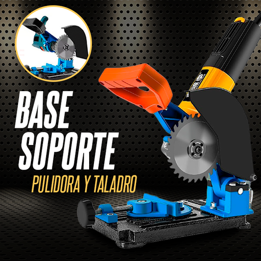 Base Fija de Corte para Pulidora y Taladro