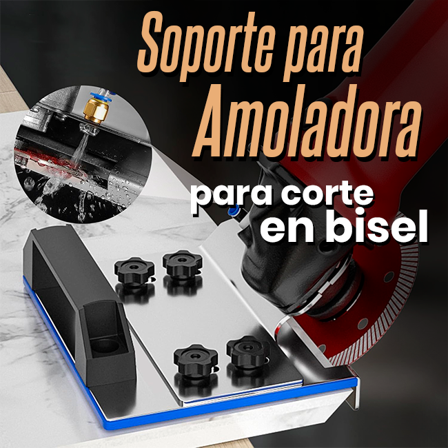Soporte angular para pulidora